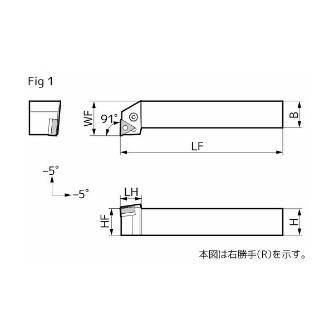 住友電気工業（株） SEC－外径バイト ホルダ PTFN ＳＥＣ－外径バイト　ホルダ PTFNR3232P22
