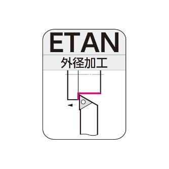 住友電気工業（株） SEC－外径バイト ホルダ ETAN ＳＥＣ－外径バイト　ホルダ ETANR1616H1604