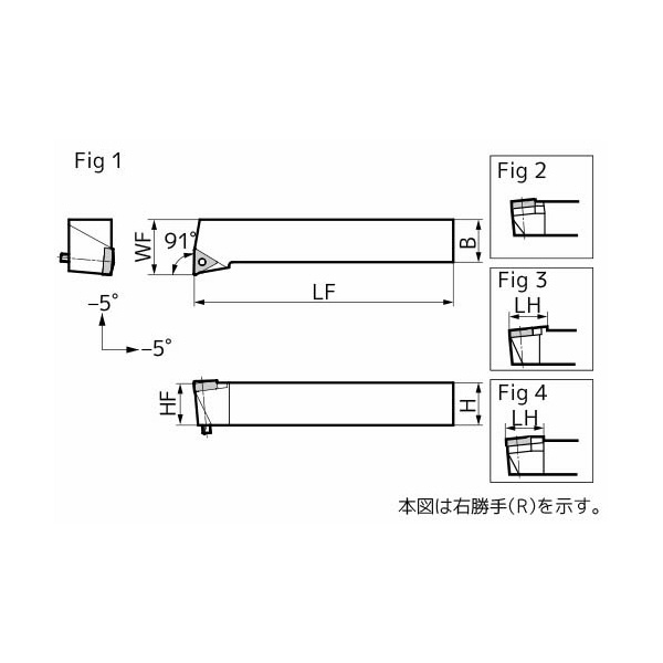 住友電気工業（株） SEC－外径バイト ホルダ ETFN ＳＥＣ－外径バイト　ホルダ ETFNR1616H1604