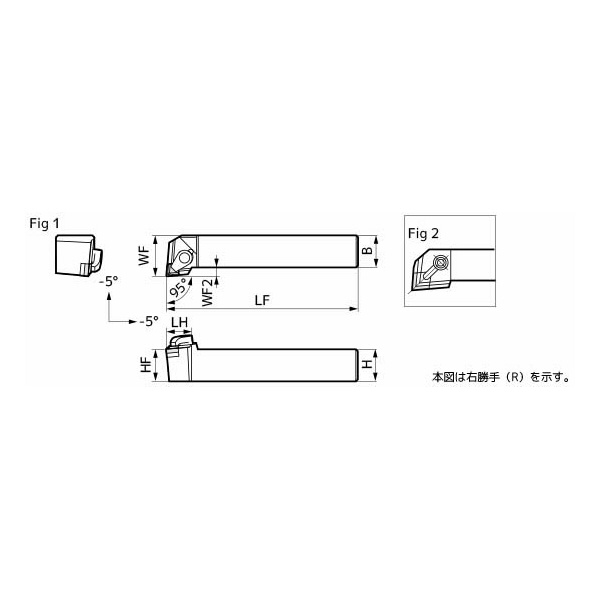 住友電気工業（株） SEC－ソリッドスミボロン用バイトホルダ FCLN ＳＥＣ－ソリッドスミボロン用バイトホルダ FCLNR2525-43