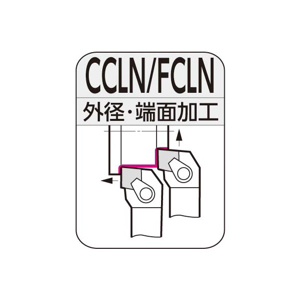 住友電気工業（株） SEC－ソリッドスミボロン用バイトホルダ FCLN ＳＥＣ－ソリッドスミボロン用バイトホルダ FCLNR2525-43