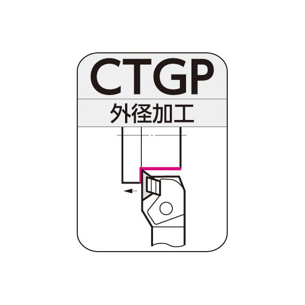 住友電気工業（株） SEC－外径バイト ホルダ CTGP ＳＥＣ－外径バイト　ホルダ CTGPR2525-N16