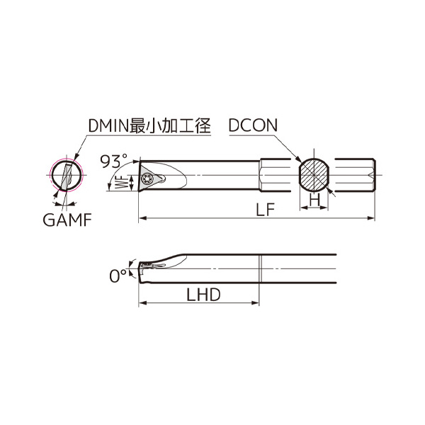 住友電気工業（株） SEC－ボーリングバイト S-STUP ＳＥＣ－ボーリングバイト S08H-STUPR0802-10