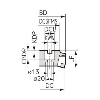 住友電気工業（株） SEC－エースミル カッタ DPGF ＳＥＣ－エースミル　カッタ DPGF4080R