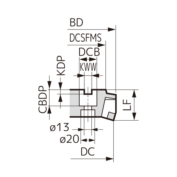 住友電気工業（株） SEC－エースミル カッタ DPGF ＳＥＣ－エースミル　カッタ DPGF4080R