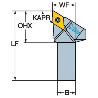 サンドビック（株） コロターン107 シャンクバイト SDJC コロターン１０７　シャンクバイト　【Ｆ】 SDJCL 1616H 11HP