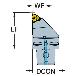 サンドビック（株） コロスレッド266ねじ切りヘッド 【F】 C6-266 コロスレッド２６６ねじ切りヘッド　【Ｆ】 C6-266RFAZ33075-16