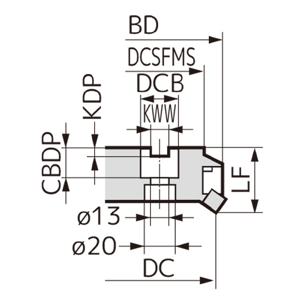 住友電気工業（株） SEC－エースミル カッタ APG ＳＥＣ－エースミル　カッタ APG4080R