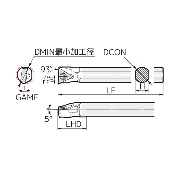 住友電気工業（株） SEC－ボーリングバイト C-STUP ＳＥＣ－ボーリングバイト C16R-STUPR1103-20
