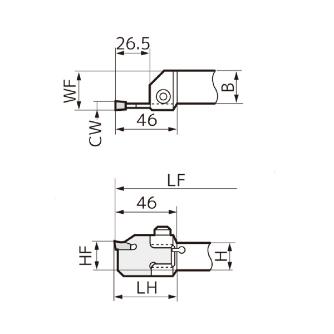 住友電気工業（株） つっきるくん ホルダ(クランプ式) WCFS つっきるくん　ホルダ（クランプ式） WCFSR20-3 GX70