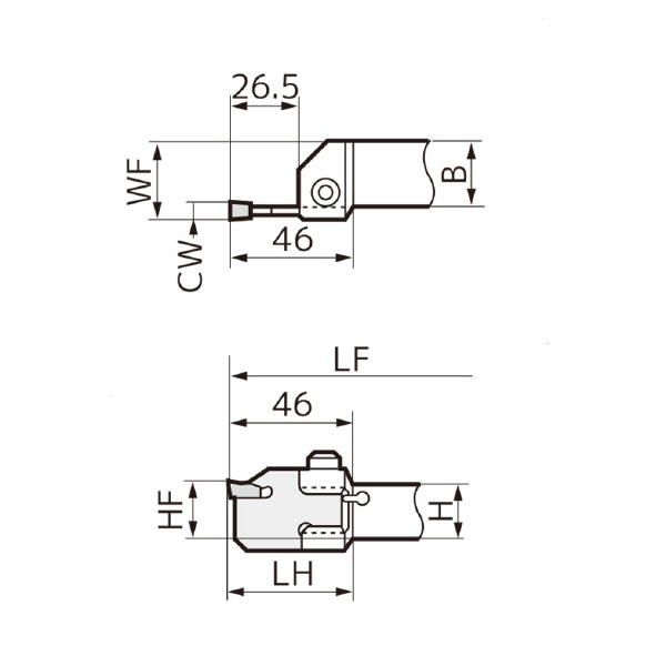 住友電気工業（株） つっきるくん ホルダ(クランプ式) WCFS つっきるくん　ホルダ（クランプ式） WCFSR20-3 GX70