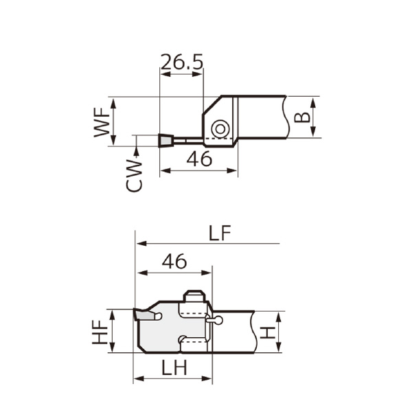 住友電気工業（株） つっきるくん ホルダ(クランプ式) WCFS つっきるくん　ホルダ（クランプ式） WCFSL25-3 GX70