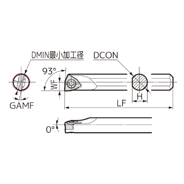 住友電気工業（株） SEC－ボーリングバイト S-SWUB ＳＥＣ－ボーリングバイト S05H-SWUBL0601-06K