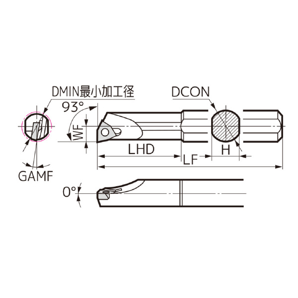 住友電気工業（株） SEC－ボーリングバイト S-SWUB ＳＥＣ－ボーリングバイト S10K-SWUBR0802-12
