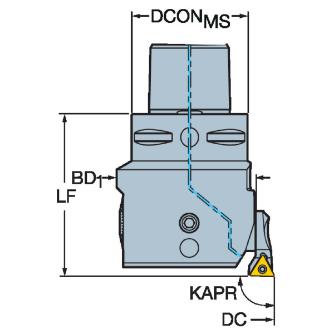サンドビック（株） コロボア825カッティングユニット【E】 825 コロボア８２５カッティングユニット【Ｅ】 825-45TC09-C3
