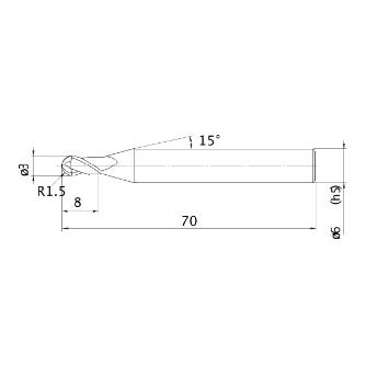 三菱マテリアル（株） MS plusエンドミル MP2MB ＭＳ　ｐｌｕｓエンドミル MP2MB R0150