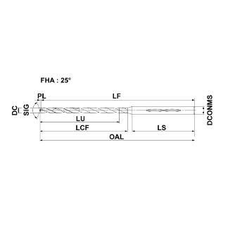 三菱マテリアル（株） WSTARドリル MHS 0120 ＷＳＴＡＲドリル MHS 0120L025B VP15TF