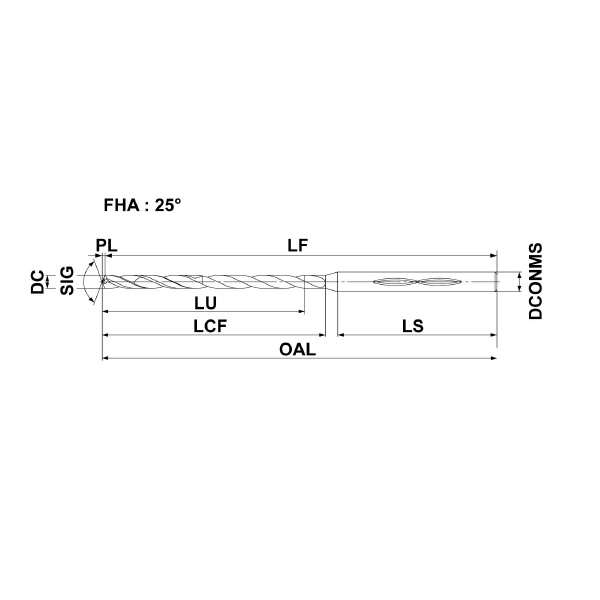 三菱マテリアル（株） WSTARドリル MHS 0120 ＷＳＴＡＲドリル MHS 0120L025B VP15TF