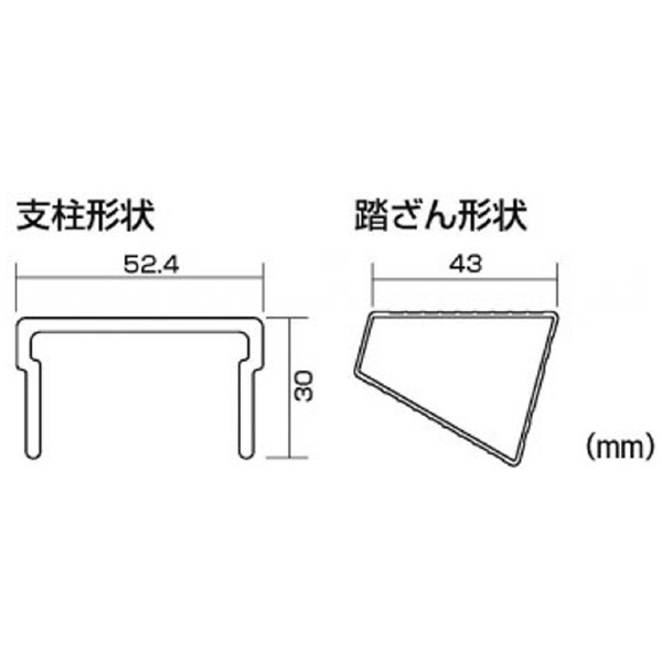 （株）ピカコーポレイション FRP製1連はしご FRP-1L ＦＲＰ製１連はしご（ポールグリップ付） FRP-1L24G