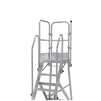 （株）ピカコーポレイション 階段両手すり DWR型作業台用 作業台オプション　階段両手すり DWR-TE6BB