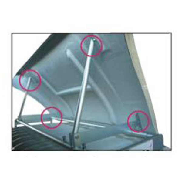 （株）ピカコーポレイション FRP製 導風板 エアロード WID ＦＲＰ製導風板　エアロード WID