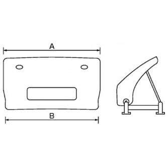 （株）ピカコーポレイション FRP製 導風板 ウインザーZ 標準タイプ 看板灯なし ＦＲＰ製導風板　ウインザーＺ ﾋｮｳｼﾞｭﾝﾀｲﾌﾟ 2ﾄﾝ ﾜｲﾄﾞ