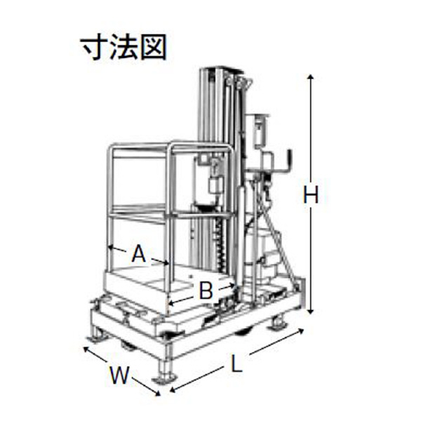 （株）ピカコーポレイション 高所作業台 IWP 高所作業台 IWP-20S-AC