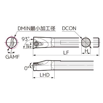 住友電気工業（株） SEC－ボーリングバイト C-STUB ＳＥＣ－ボーリングバイト C08H-STUBR0601-08K