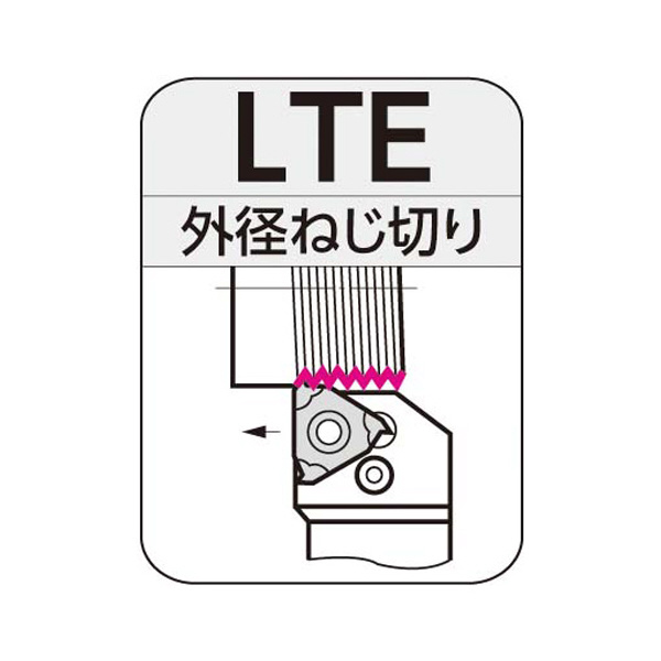 住友電気工業（株） SEC－ねじ切りバイト ホルダ LTE ＳＥＣ－ねじ切りバイト　ホルダ LTER2525M22
