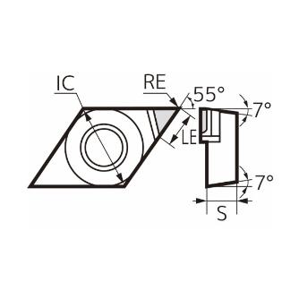 住友電気工業（株） スミダイヤ スローアウェイチップ NU-DCMT-DM スミダイヤ　スローアウェイチップ NU-DCMT11T302R-DM DA150