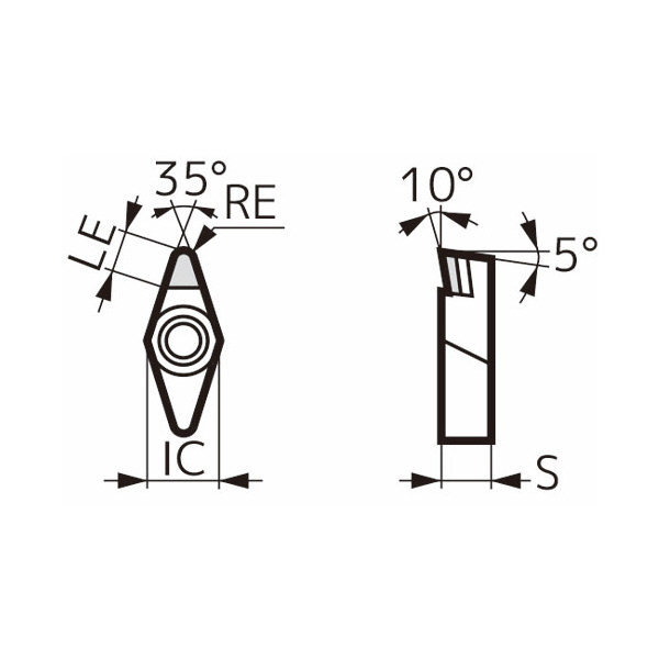 住友電気工業（株） スミダイヤ スローアウェイチップ VNMX スミダイヤ　スローアウェイチップ VNMX160408 DA2200