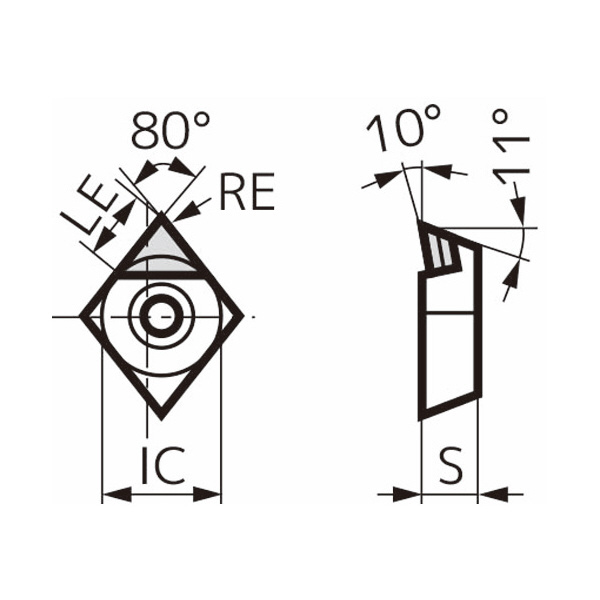 住友電気工業（株） スミダイヤ スローアウェイチップ CPMT スミダイヤ　スローアウェイチップ CPMT080204 DA2200