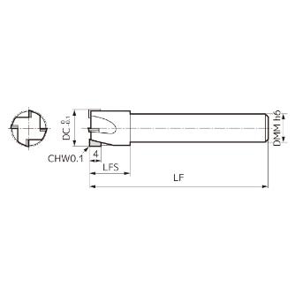 住友電気工業（株） スミダイヤエンドミル DFE スミダイヤエンドミル DFE4130GS DA2200