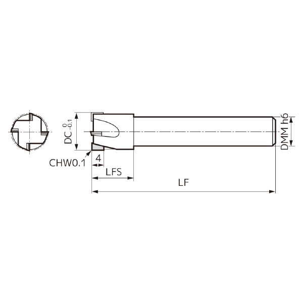 住友電気工業（株） スミダイヤエンドミル DFE スミダイヤエンドミル DFE4130GS DA2200