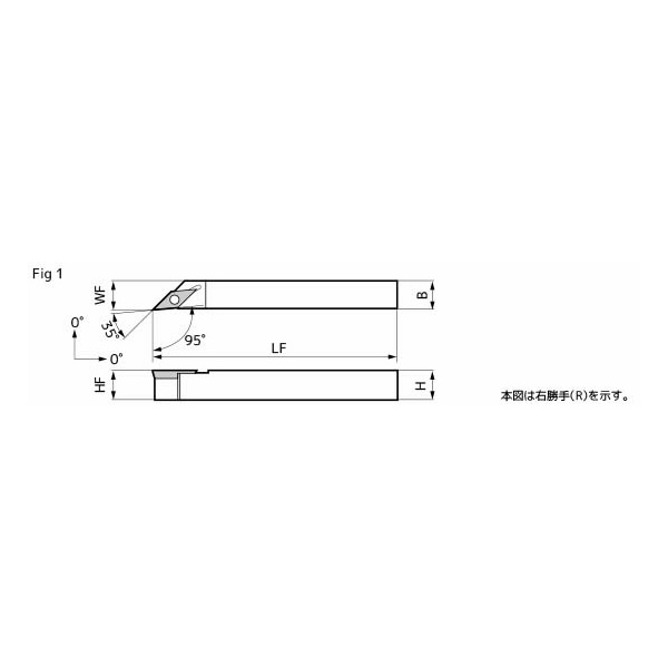 住友電気工業（株） SEC-外径バイト ホルダ SVLC ＳＥＣ－ミニバイト　ホルダ SVLCR1212-H11