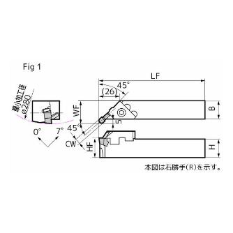 住友電気工業（株） SEC－倣いバイト ホルダ GDE ＳＥＣ－倣いバイト　ホルダ GDEL2525-645S