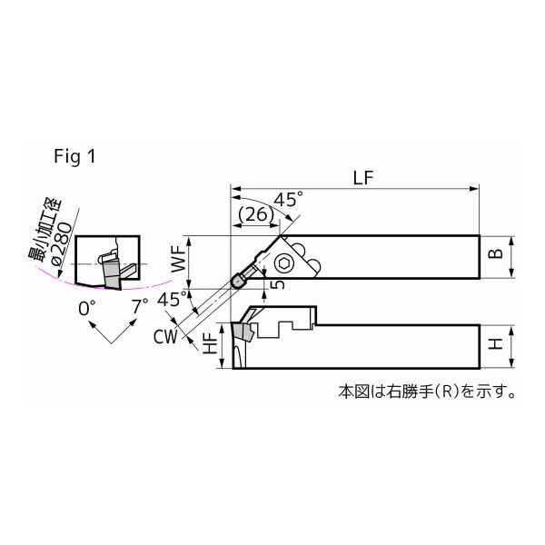 住友電気工業（株） SEC－倣いバイト ホルダ GDE ＳＥＣ－倣いバイト　ホルダ GDEL2525-645S