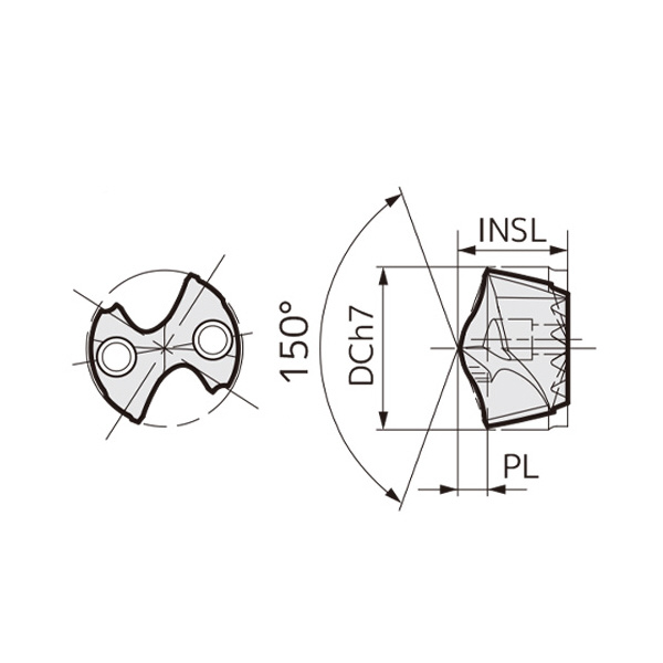 住友電気工業（株） SEC－マルチドリル刃先交換ヘッド MB ＳＥＣ－マルチドリル刃先交換ヘッド SMDT2670MB ACX80