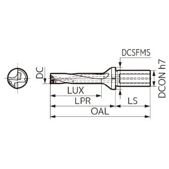住友電気工業（株） SumiDrill(5D用) WDX ＳｕｍｉＤｒｉｌｌ　ＷＤＸ型（５Ｄ用） WDX170D5S20