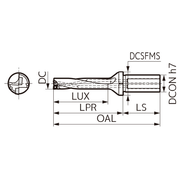 住友電気工業（株） SumiDrill(5D用) WDX ＳｕｍｉＤｒｉｌｌ　ＷＤＸ型（５Ｄ用） WDX195D5S25