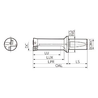 住友電気工業（株） SEC－プランジドリルホルダ PDL ＳＥＣ－プランジドリルホルダ PDL400D2S40