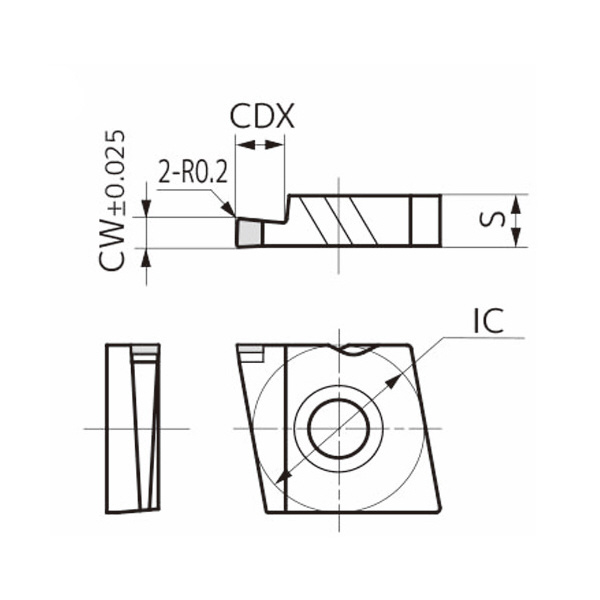 住友電気工業（株） スミボロン カッタチップ CGAR スミボロン　カッタチップ CGAR1504250 BN2000