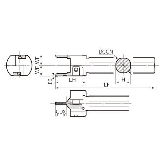 住友電気工業（株） ツインヘッドホルダ CKBB ツインヘッドホルダ S16X-CKBB-F