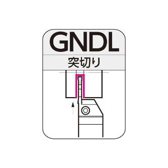 住友電気工業（株） SEC－溝入れバイト ホルダ GNDL ＳＥＣ－溝入れバイト　ホルダ GNDLL2525M-220