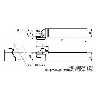 住友電気工業（株） SEC－溝入れバイト ホルダ GNDF ＳＥＣ－溝入れバイト　ホルダ GNDFL2525M-312-040