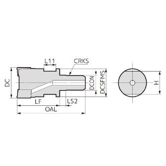 住友電気工業（株） SEC－ウェーブミル ヘッド WEX ＳＥＣ－ウェーブミル　ヘッド WEX2030M16Z4