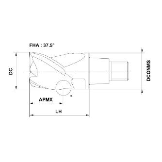 三菱マテリアル（株） ヘッド/ヘッド交換式エンドミル IMX ヘッド／ヘッド交換式エンドミル IMX10S3A10008 ET2020