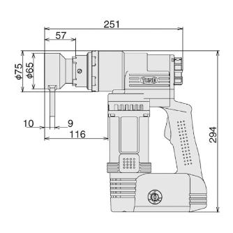ＴＯＮＥ（株） ナットランナー(シャーランナー) GSR シンプルトルコン GSR82A