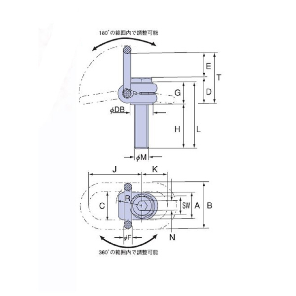 イーグルクランプ（株） 全方向リング VLBG 全方向リング VLBG-M12L
