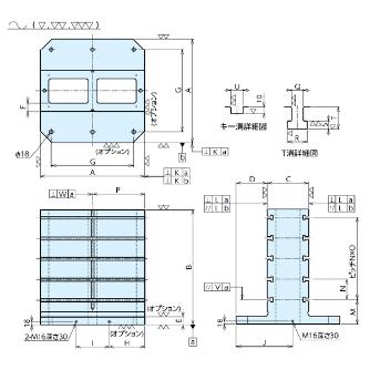 （株）ナベヤ MCツーリングブロック 2面スタンダード TGV ＭＣツーリングブロック　２面スタンダード TGV04S-15035